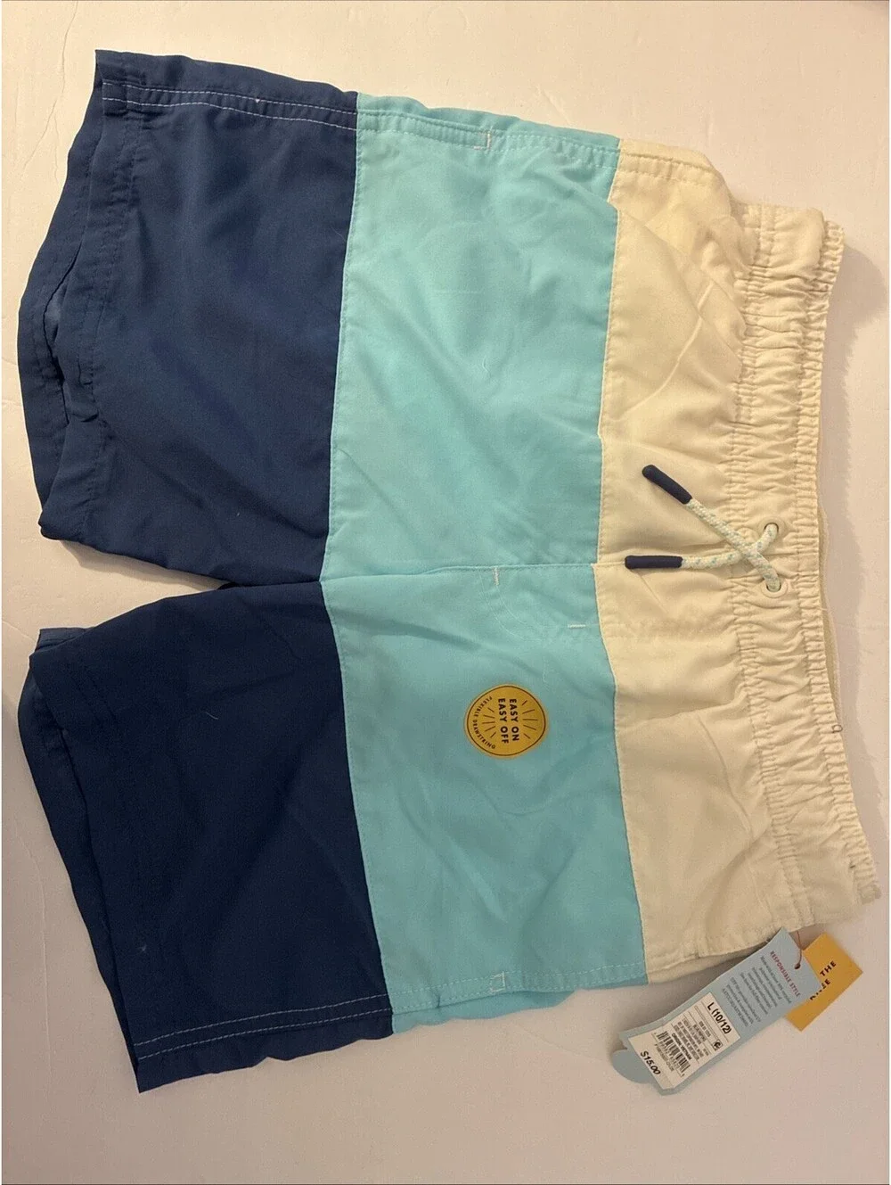 boys cat and jack swim trunks NWT Size L